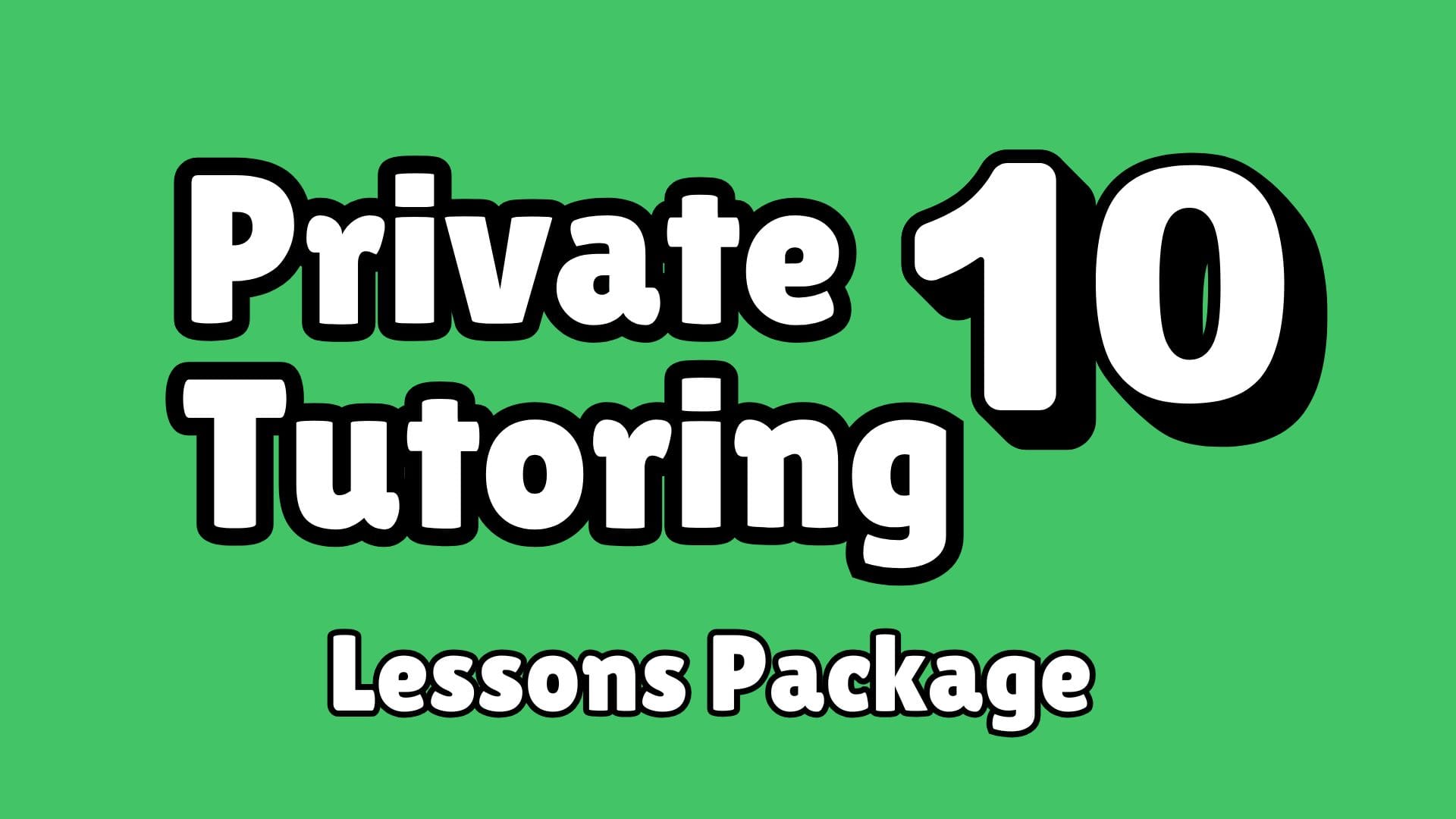 Private Tutoring 10